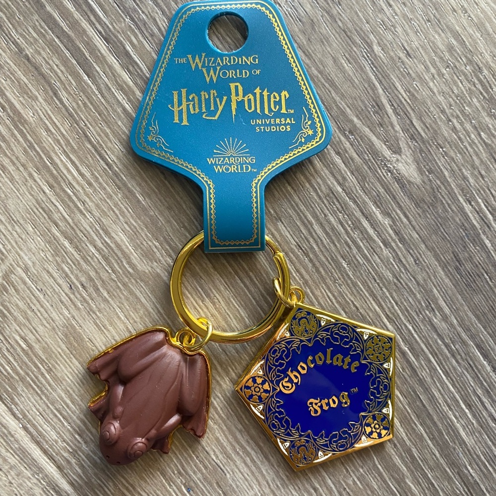 Harry Potter Chocolate Frog Keychain - Blue & Brown